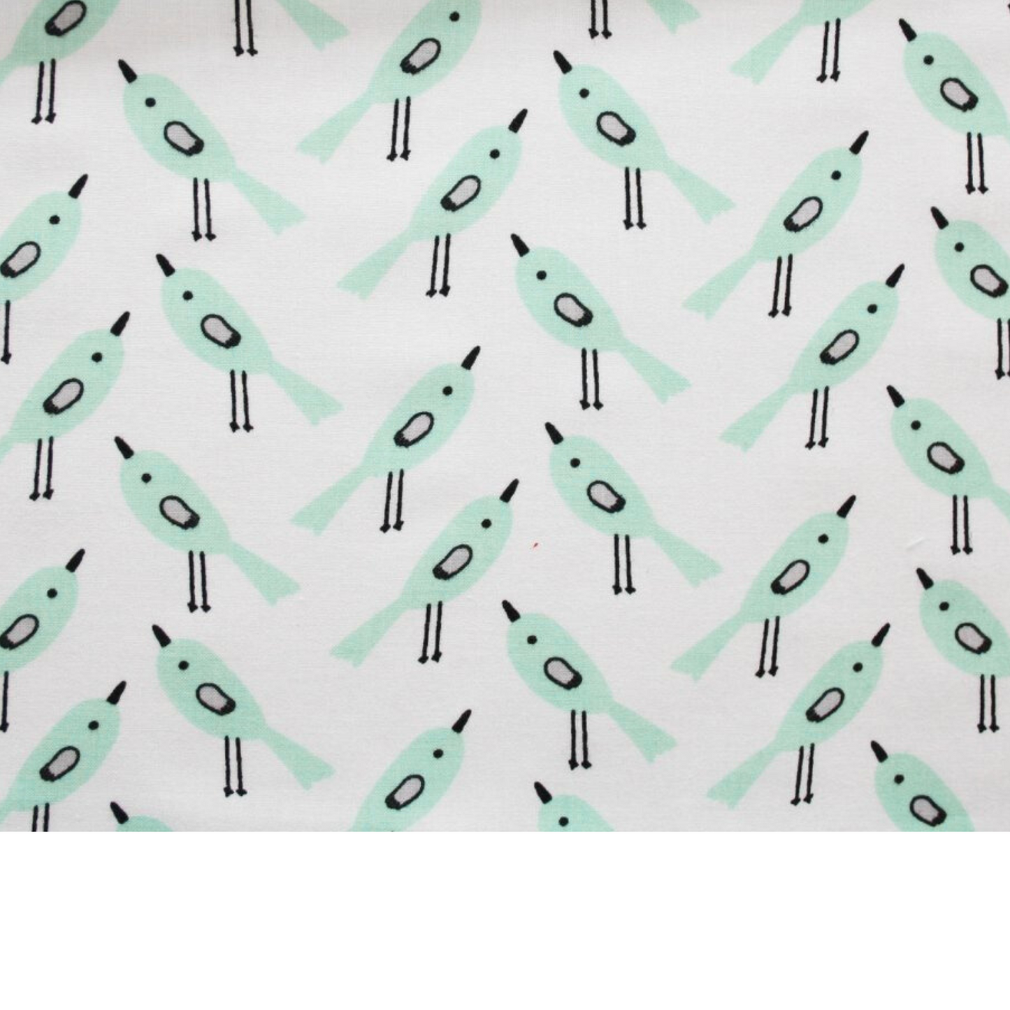 Coupon 45x45cm - Tissu coton Motif oiseaux