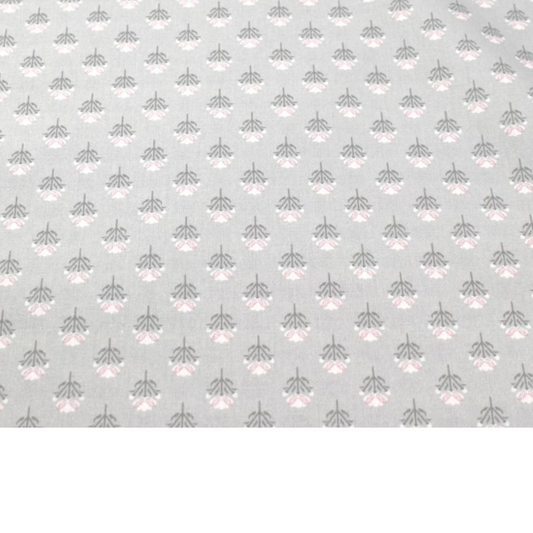 Coupon 45x45cm - Tissu coton Motif fleurs