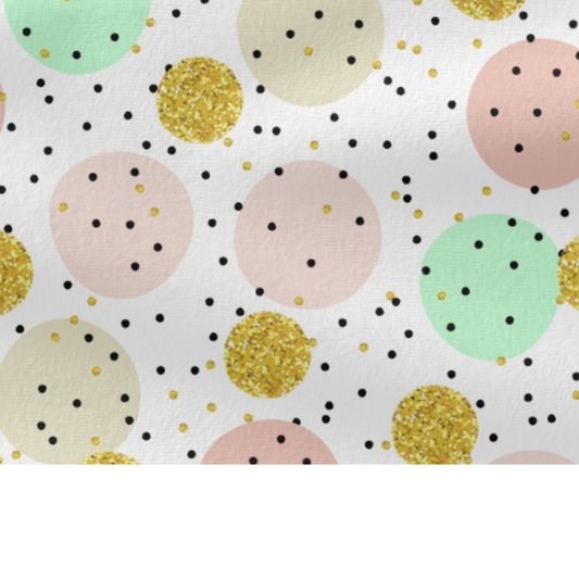Coupon 50x50cm - Tissu coton Motif pastel