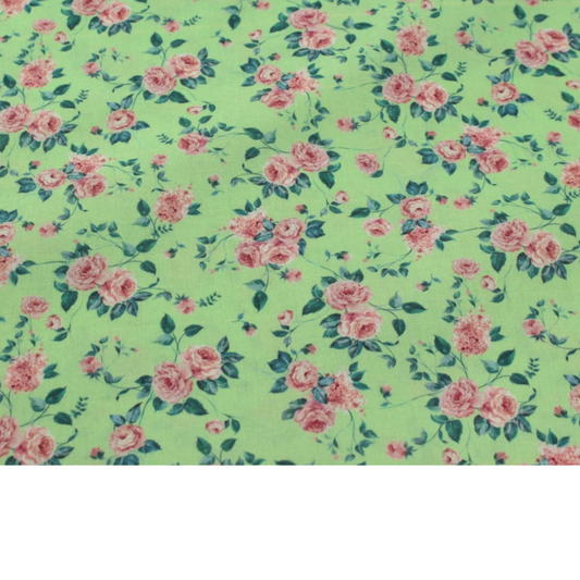 Coupon 45x45cm - Tissu coton Motif fleurs
