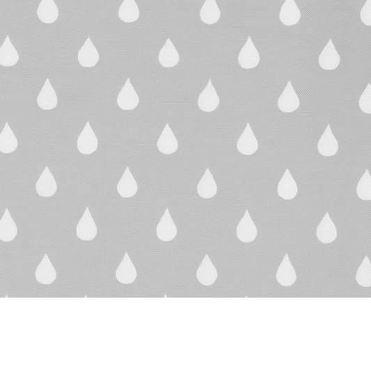 Coupon 45x45cm - Tissu coton Motif gouttes d'eau gris