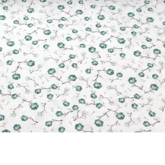 Coupon 45x45cm - Tissu coton Motif fleurs