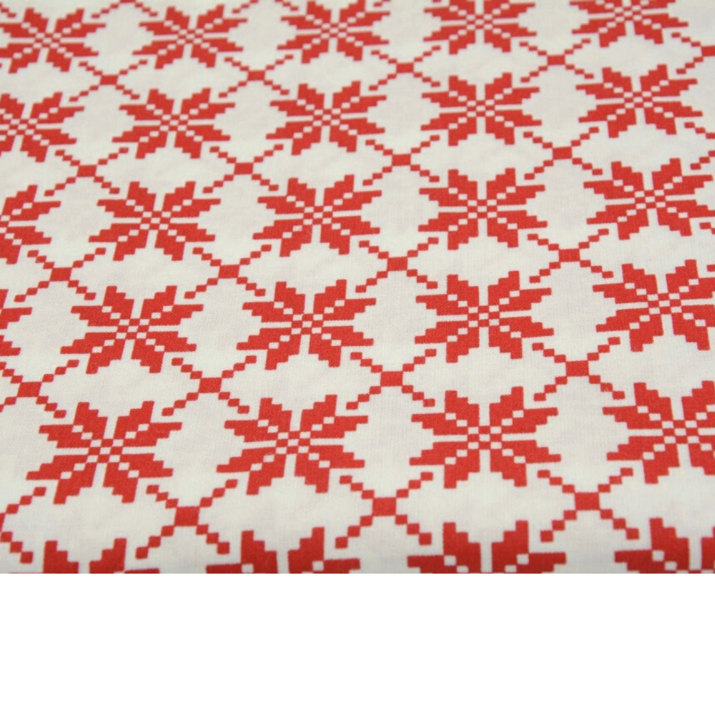 Coupon 45x45cm - Tissu coton Motif flocons de neige