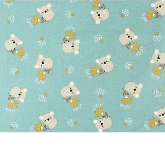 Coupon 50x50cm - Tissu coton Motif koalas