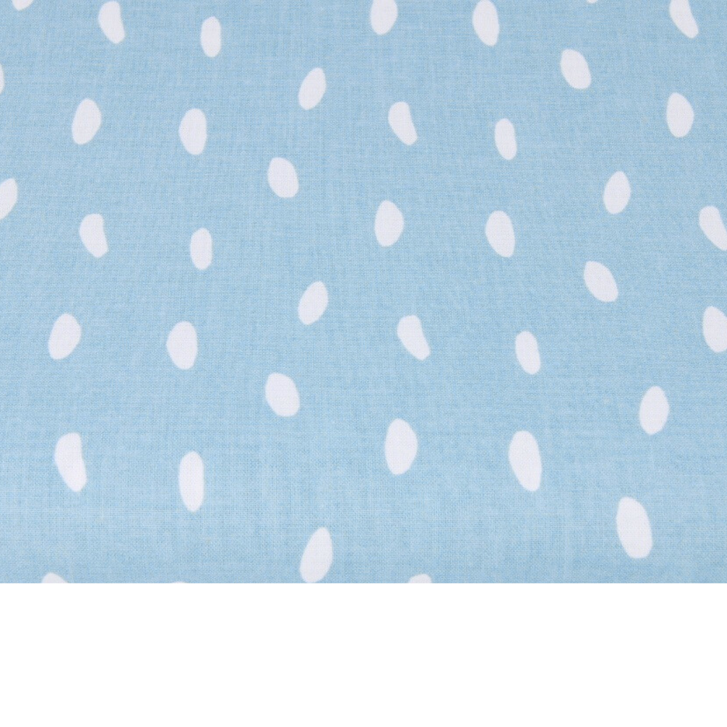 Coupon 45x45cm - Tissu coton Motif bleu/blanc