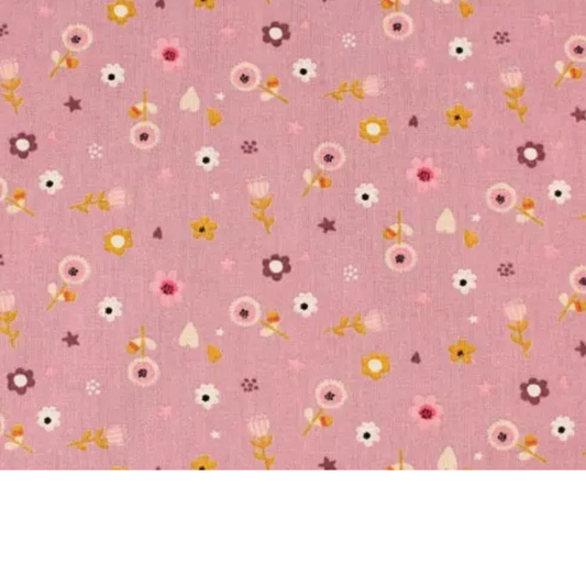 Coupon 45x45cm - Tissu coton Motif fleurs