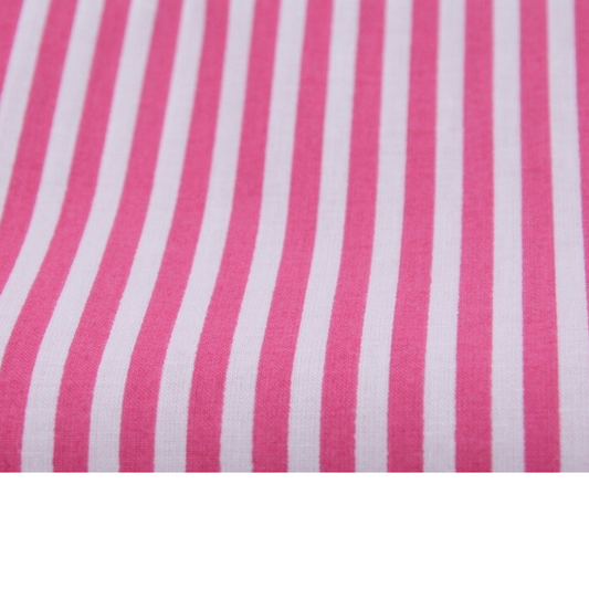 Coupon 45x45cm - Tissu coton Motifs rayures fuchsia