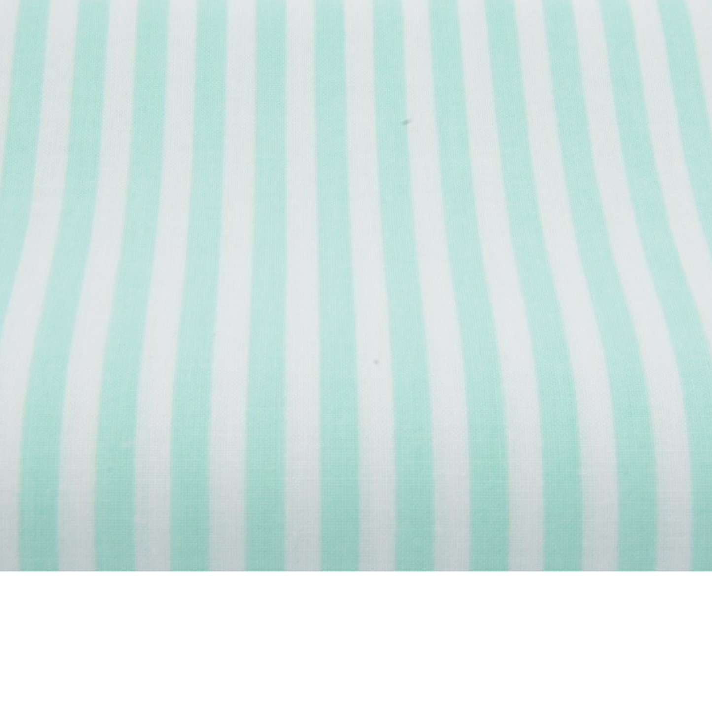 Coupon 45x45cm - Tissu coton Motifs rayures menthe