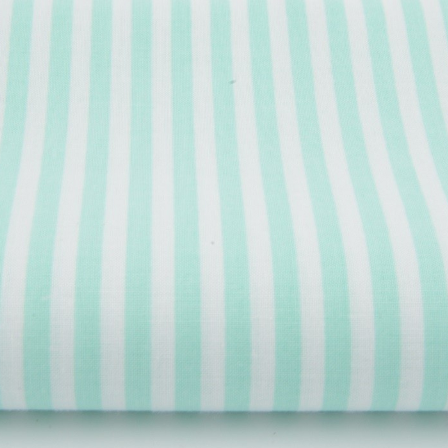 Coupon 45x45cm - Tissu coton Motifs rayures menthe