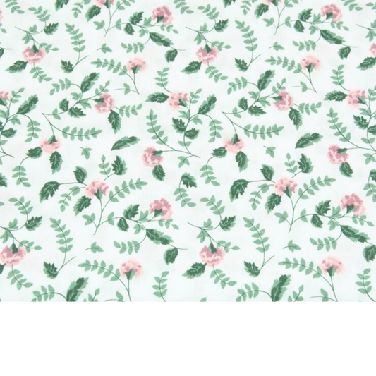 Coupon 45x45cm - Tissu coton Motif fleurs