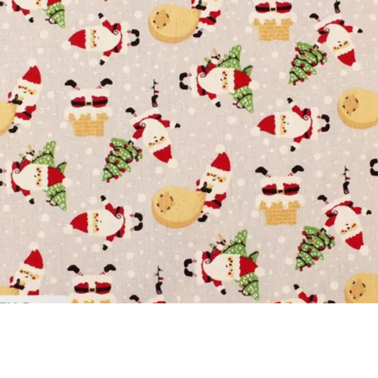 Coupon 45x45cm - Tissu coton Motif Noël
