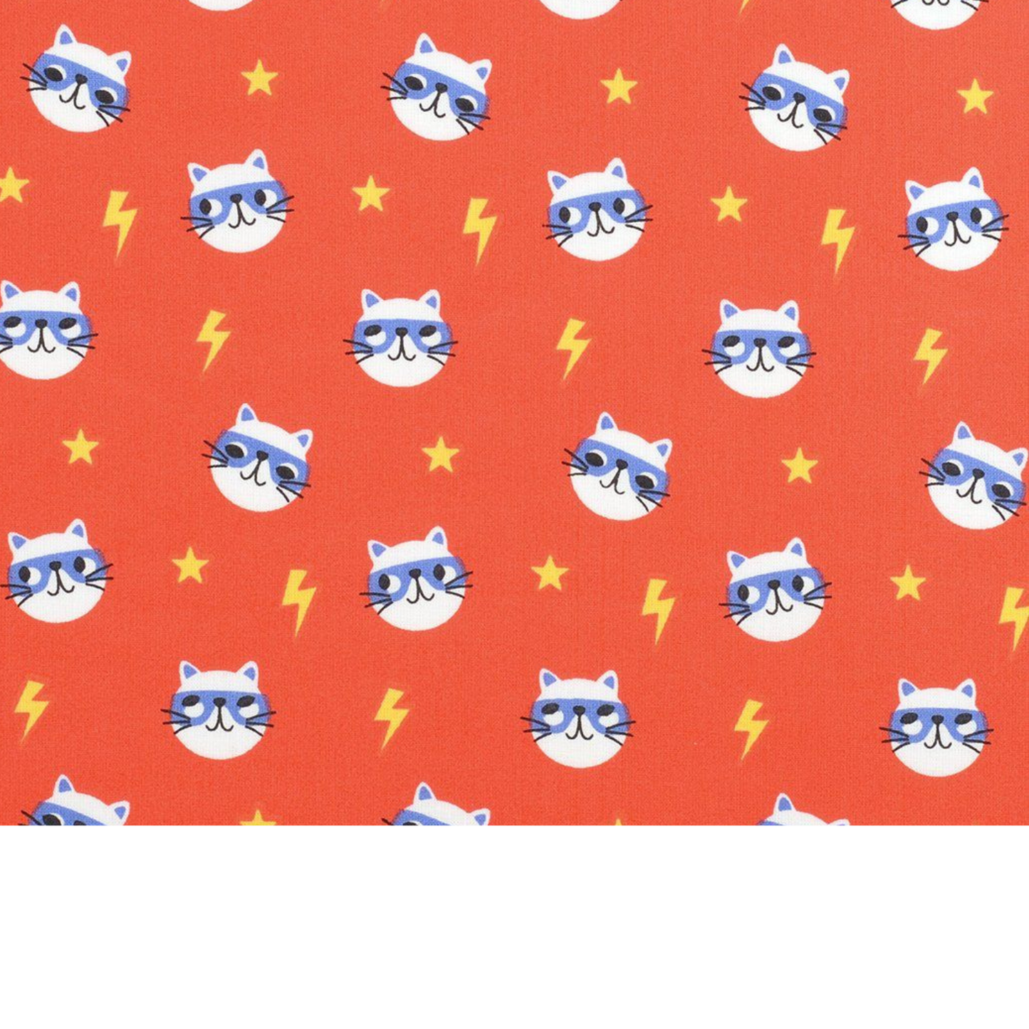 Coupon 50x50cm - Tissu coton Motif chats