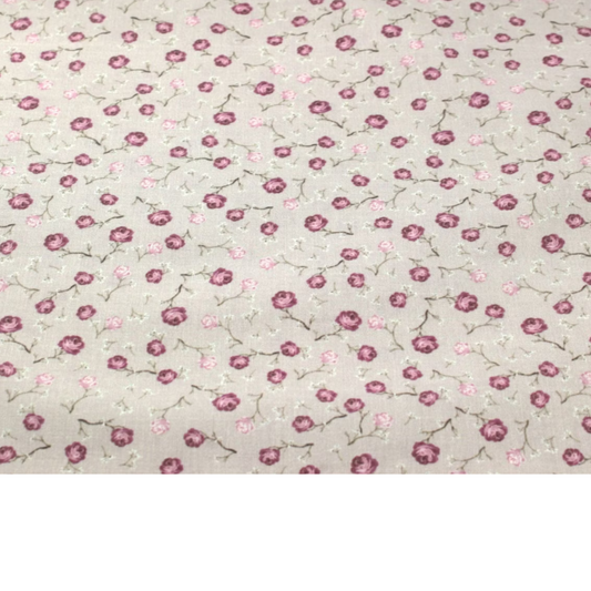 Coupon 45x45cm - Tissu coton Motif fleurs
